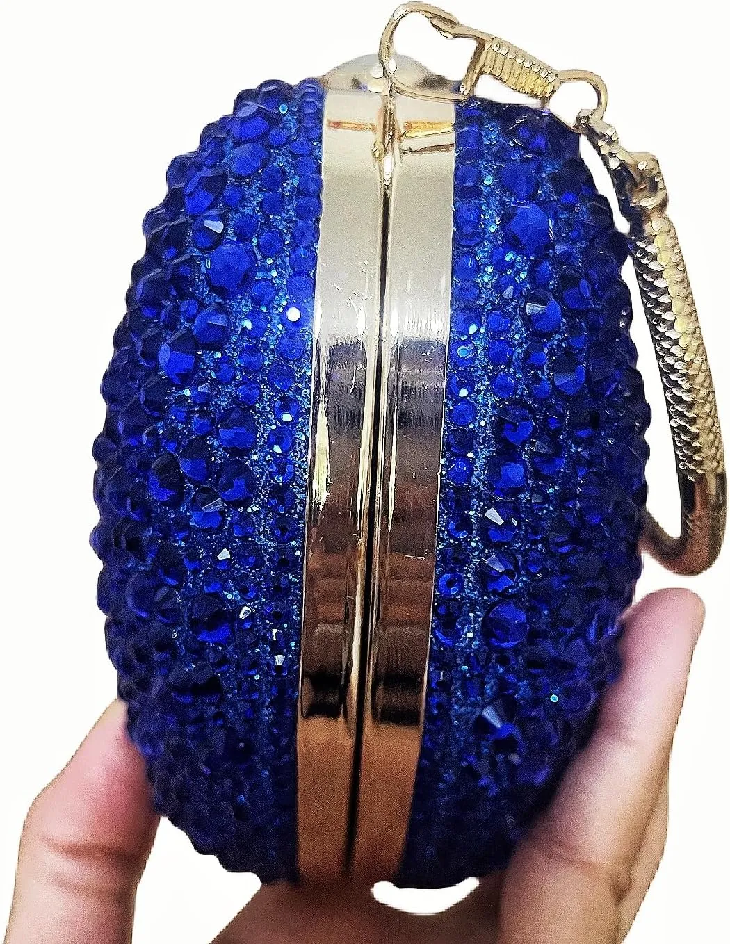 Mini Heart Rhinestone Purse - Wedding Clutch Bag for Dinner Party