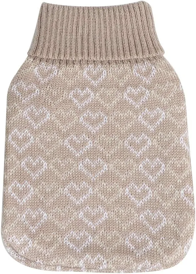Mini Hot Bottle Bag for Hand and Feet Warmer, for Home and Travel (Grey)