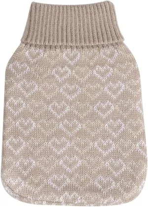 Mini Hot Bottle Bag for Hand and Feet Warmer, for Home and Travel (Grey)