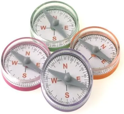 Mini Pastel Compasses Party Supply Pack of 36