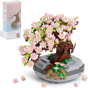 Mini Sakura Model, UV Sensitive, 426 PCS, Creative DIY Simulation Mini Pellet Bonsai Series Building Toys 6 