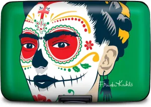 Monarque RFID Secure Armored Wallet (Frida Kahlo Sugar Skull)