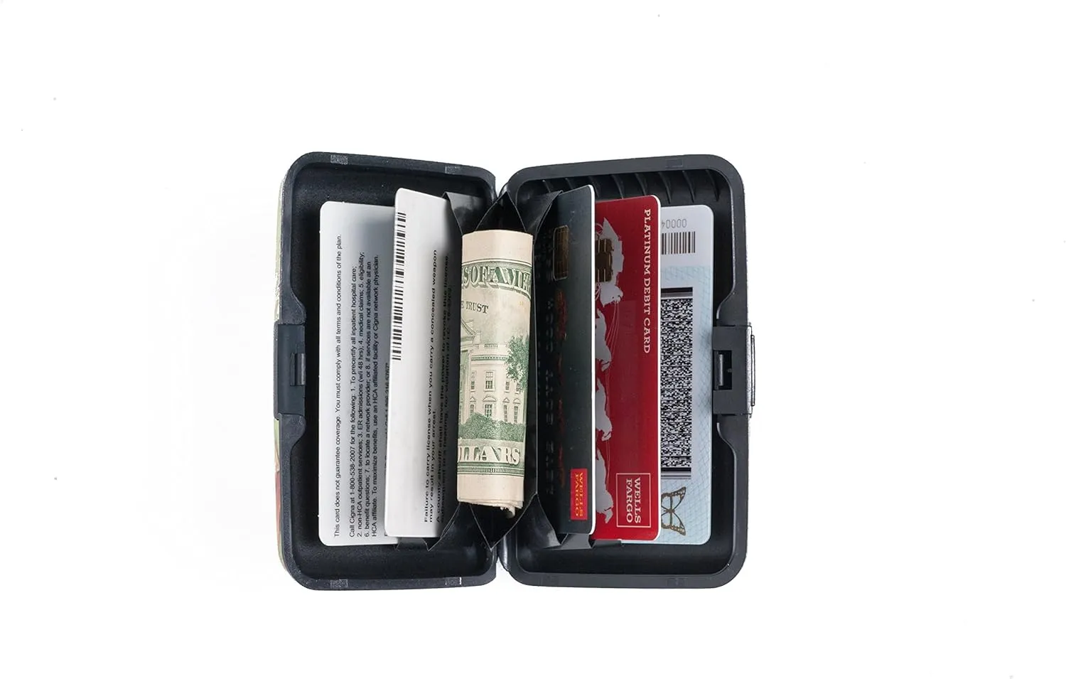 Monarque RFID Secure Armored Wallet (Frida Kahlo Tiger Lily Mint)