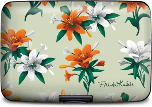 Monarque RFID Secure Armored Wallet (Frida Kahlo Tiger Lily Mint)