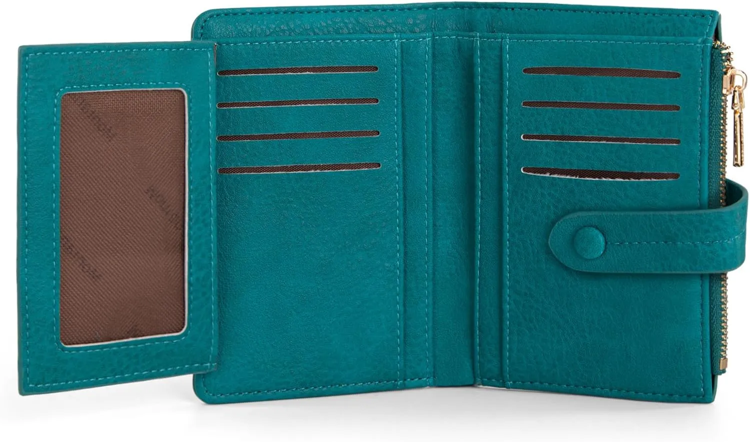 Montana West Ladies' Bifold RFID Blocking Anti Theft Wallet with Zipper Coin Pocket