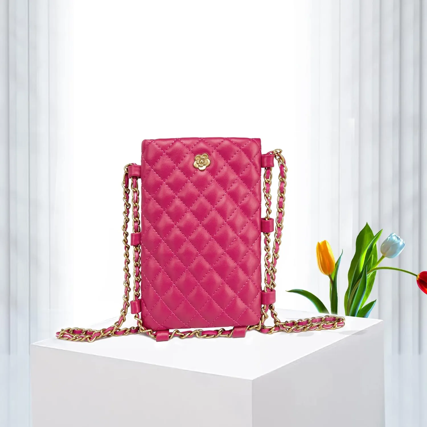 Montana West Quilted Small Crossbody Bags for Women Trendy Cell Phone Purse