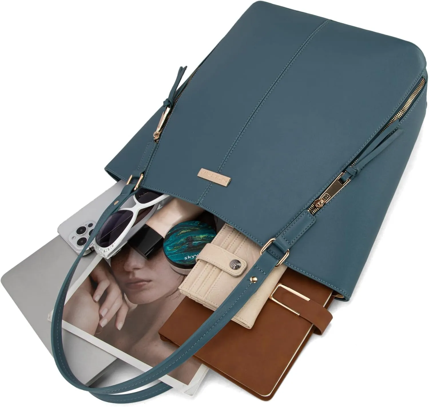 Montana West Tote Bag for Women Handbag Shoulder Top-handle Purses with Zipper