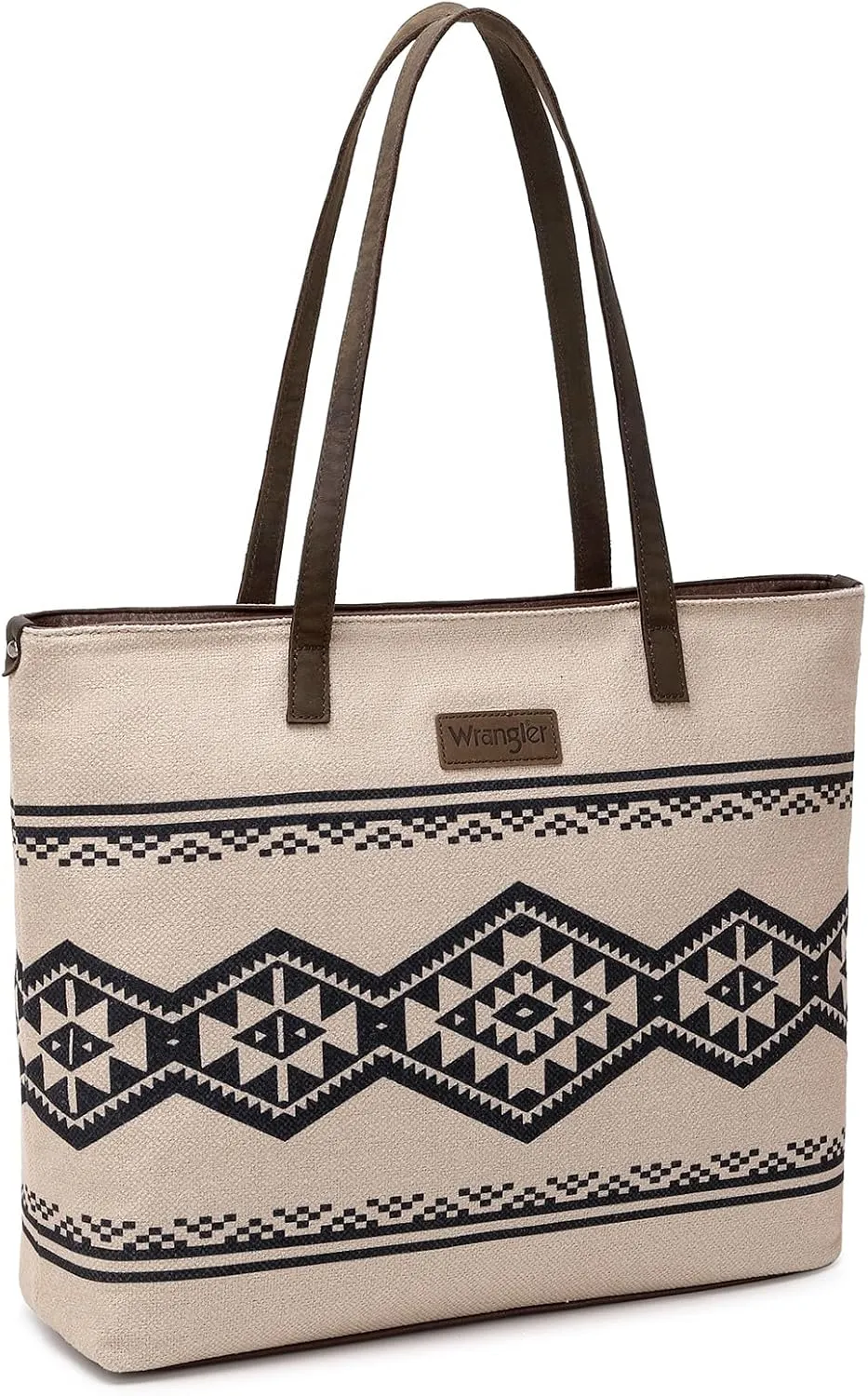 Montana West Wrangler Tote Bag for Women Canvas Shoulder Handbag Aztec Purse