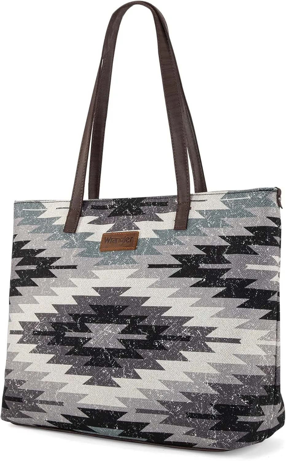 Montana West Wrangler Tote Bag for Women Canvas Shoulder Handbag Aztec Purse