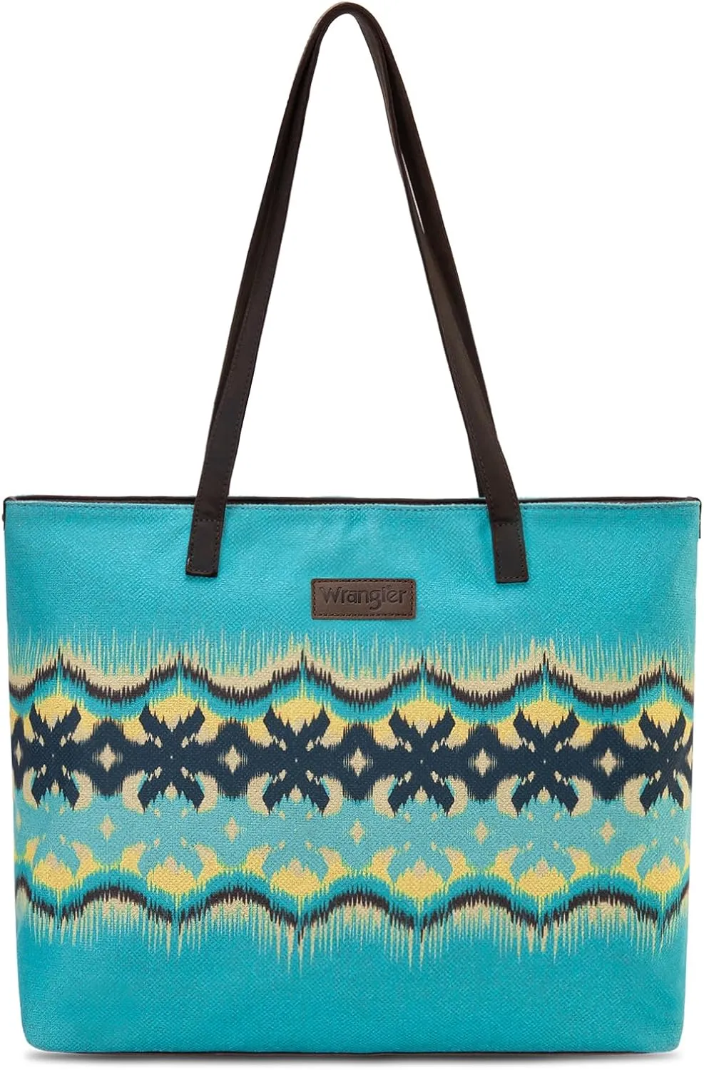Montana West Wrangler Tote Bag for Women Canvas Shoulder Handbag Aztec Purse