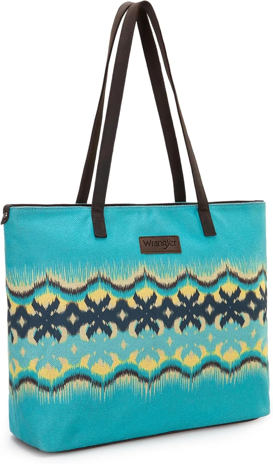 Montana West Wrangler Tote Bag for Women Canvas Shoulder Handbag Aztec Purse