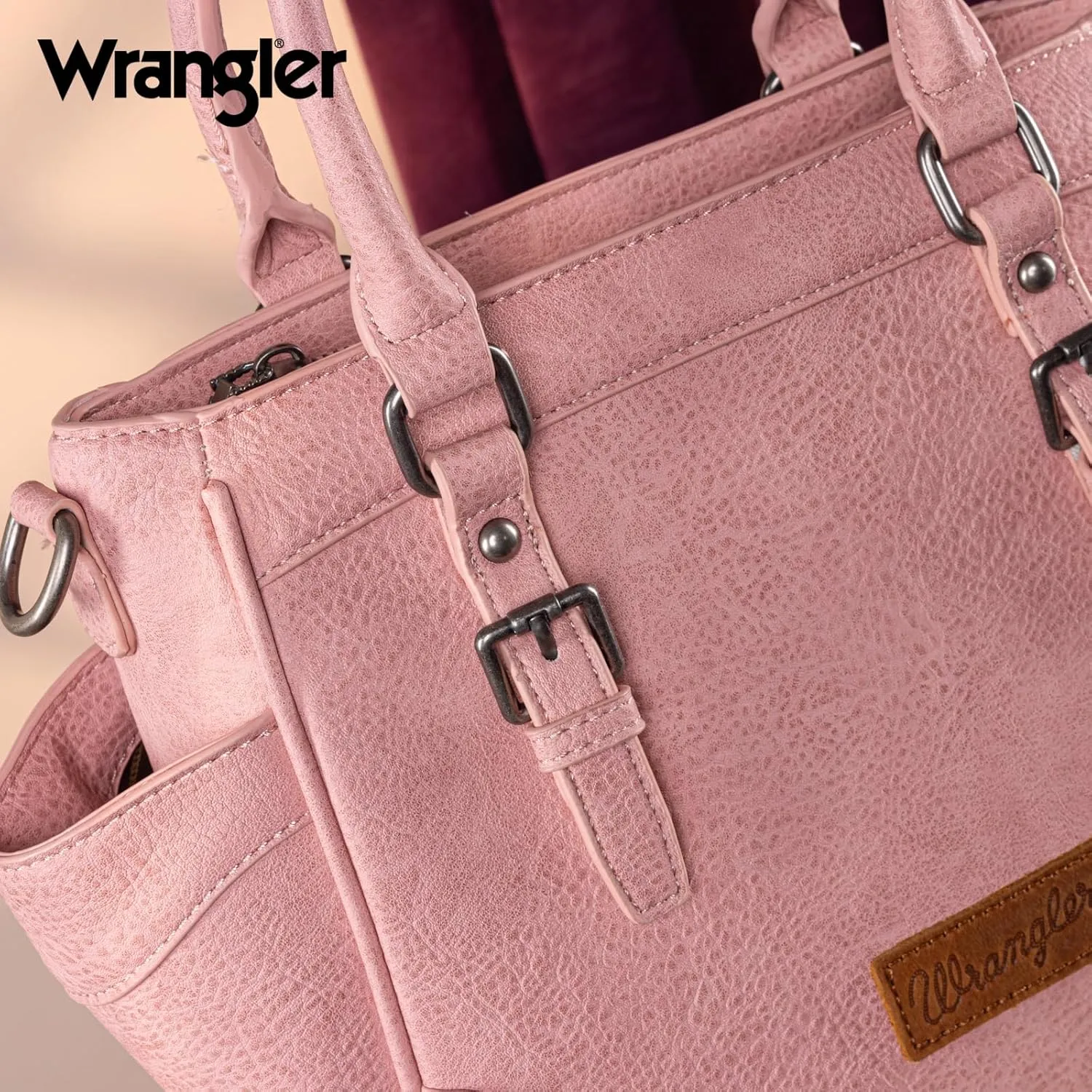 Montana West Wrangler Tote Bags for Women Medium Crossbody Purses Designer Top Handle Handbags