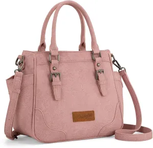 Montana West Wrangler Tote Bags for Women Medium Crossbody Purses Designer Top Handle Handbags