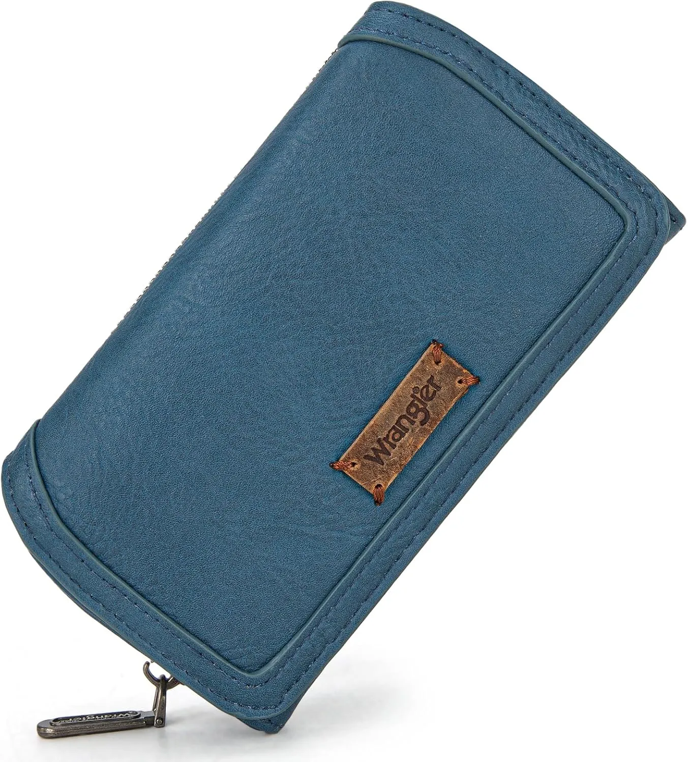 Montana West X Wrangler Wallet Purse for Women Minimalist Wristlet Wallet with RFID Blocking Credit Card Holder