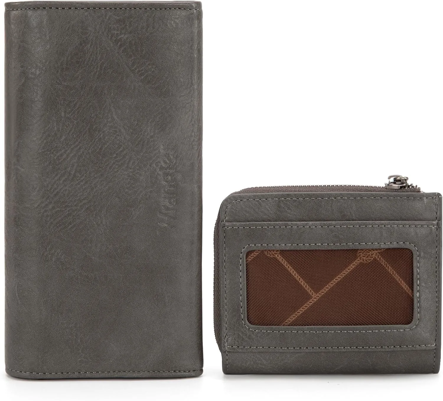 Montana West X Wrangler Women's wallets Set RFID Wallet for Women Large Capacity Wallet Women Female Ladies Tread Wallets with ID Window Birthday Anniversary