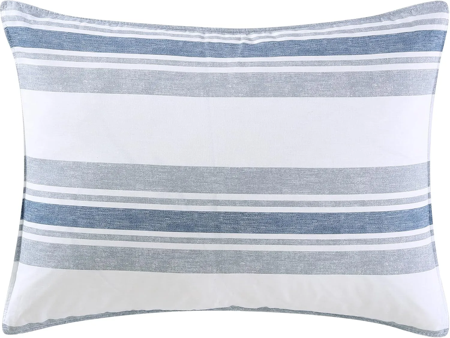 Nautica - King Comforter Set, Reversible Woven Bedding with Matching Shams, Medium-Weight, Oeko-Tex Certified (Bay Shore Navy)