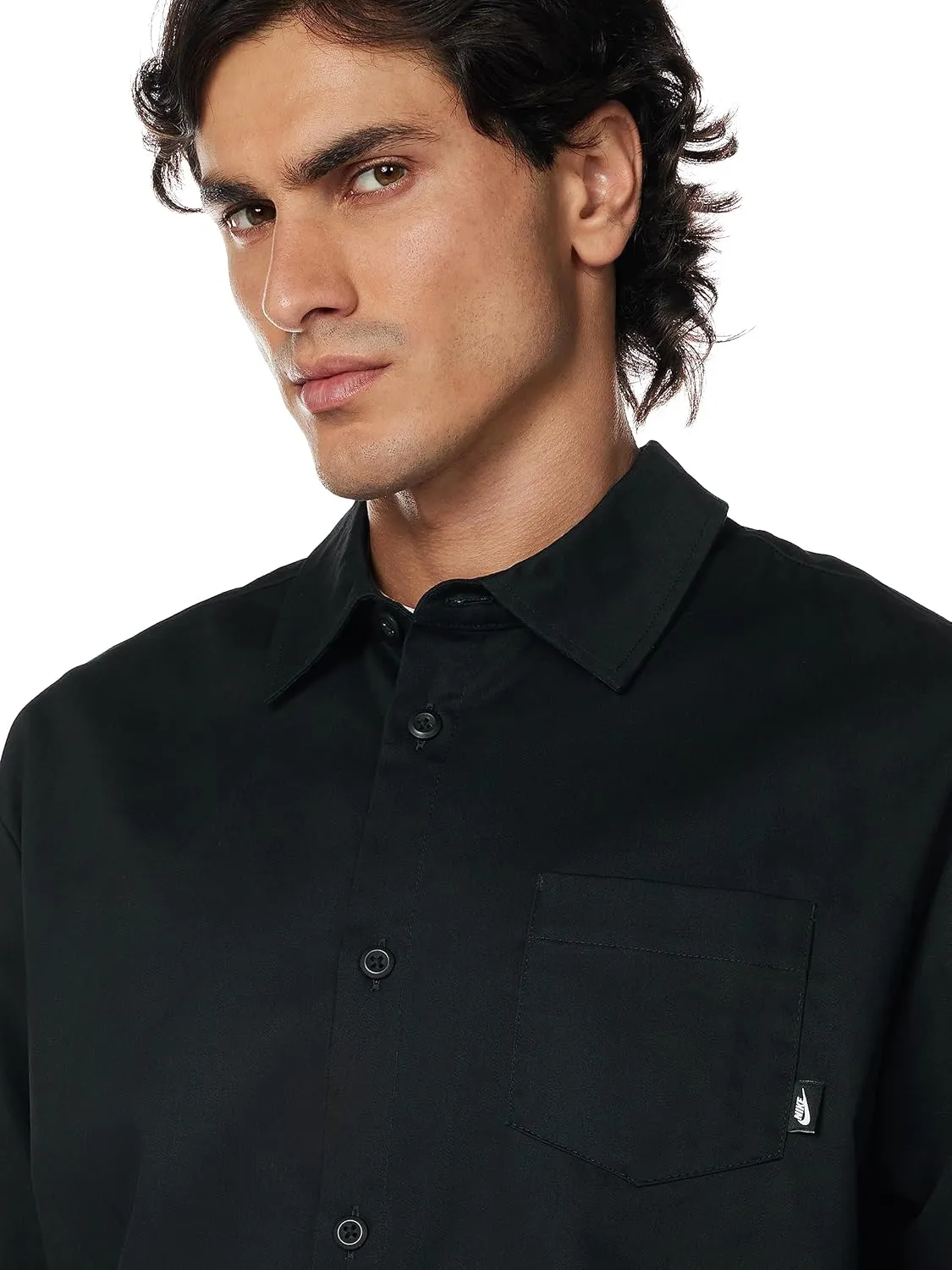 Nike Club Men's Button-Down Short-Sleeve Top