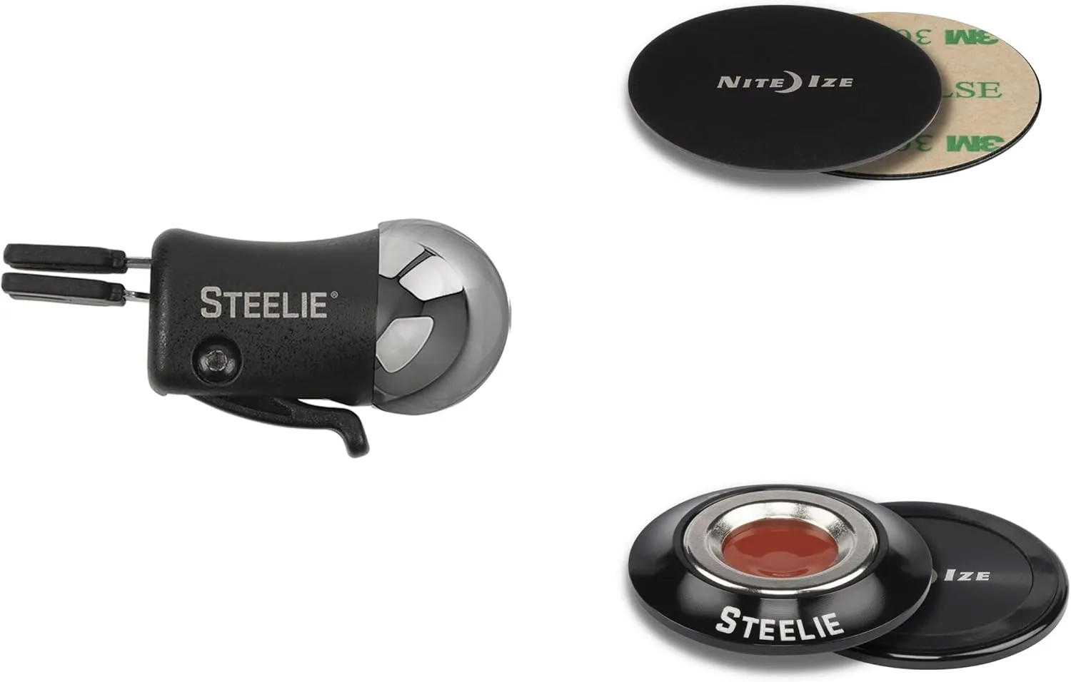 Nite Ize Steelie Vent Kit - Magnetic Cell Phone Holder for Car Vents - Phone Mount - Orbiter