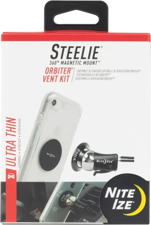 Nite Ize Steelie Vent Kit - Magnetic Cell Phone Holder for Car Vents - Phone Mount - Orbiter
