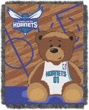 NORTHWEST NBA Unisex-Adult NBA 36-Inches-By-46-Inches Woven Jacquard Baby Throw Blanket
