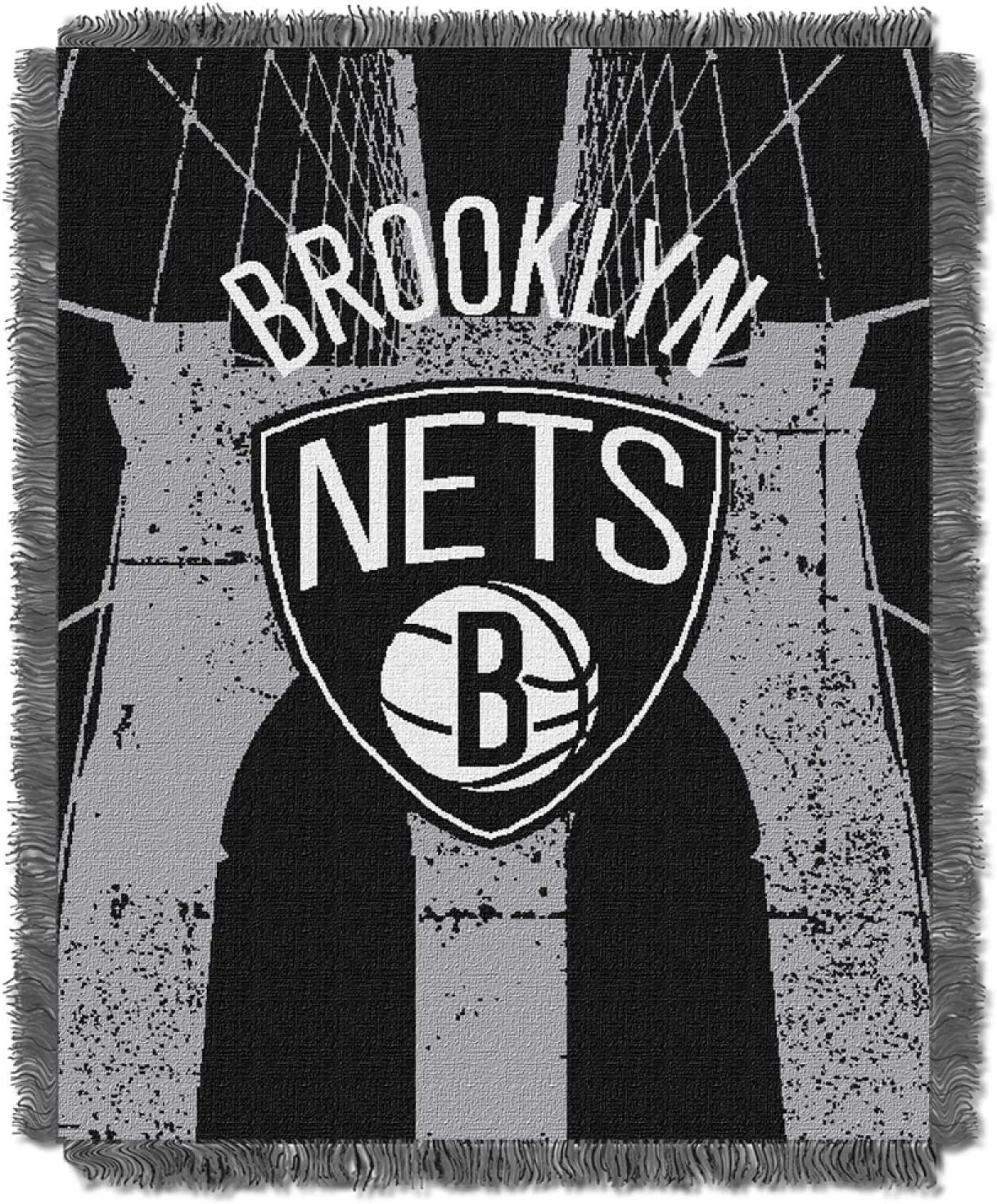 NORTHWEST NBA Unisex-Adult Woven Jacquard Throw Blanket