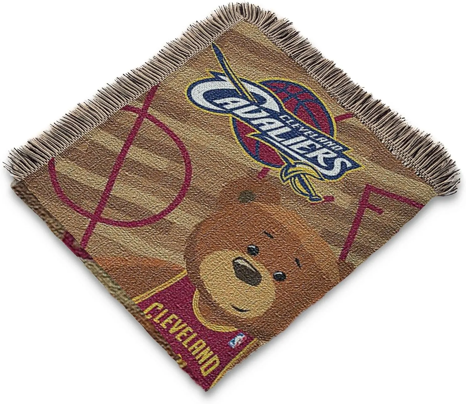 NORTHWEST NBA Unisex-Children NBA 36-Inches-By-46-Inches Woven Jacquard Baby Throw Blanket