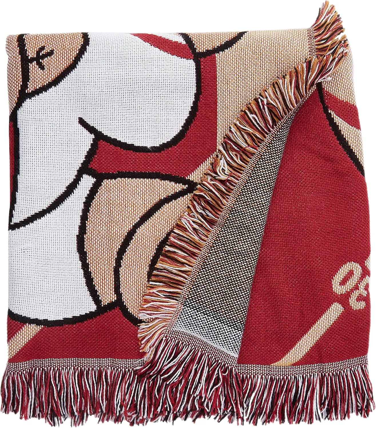 NORTHWEST NCAA Unisex NCAA 36-Inches-By-46-Inches Woven Jacquard Baby Throw Blanket