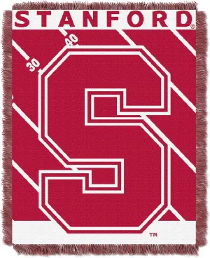 NORTHWEST NCAA Unisex NCAA 36-Inches-By-46-Inches Woven Jacquard Baby Throw Blanket