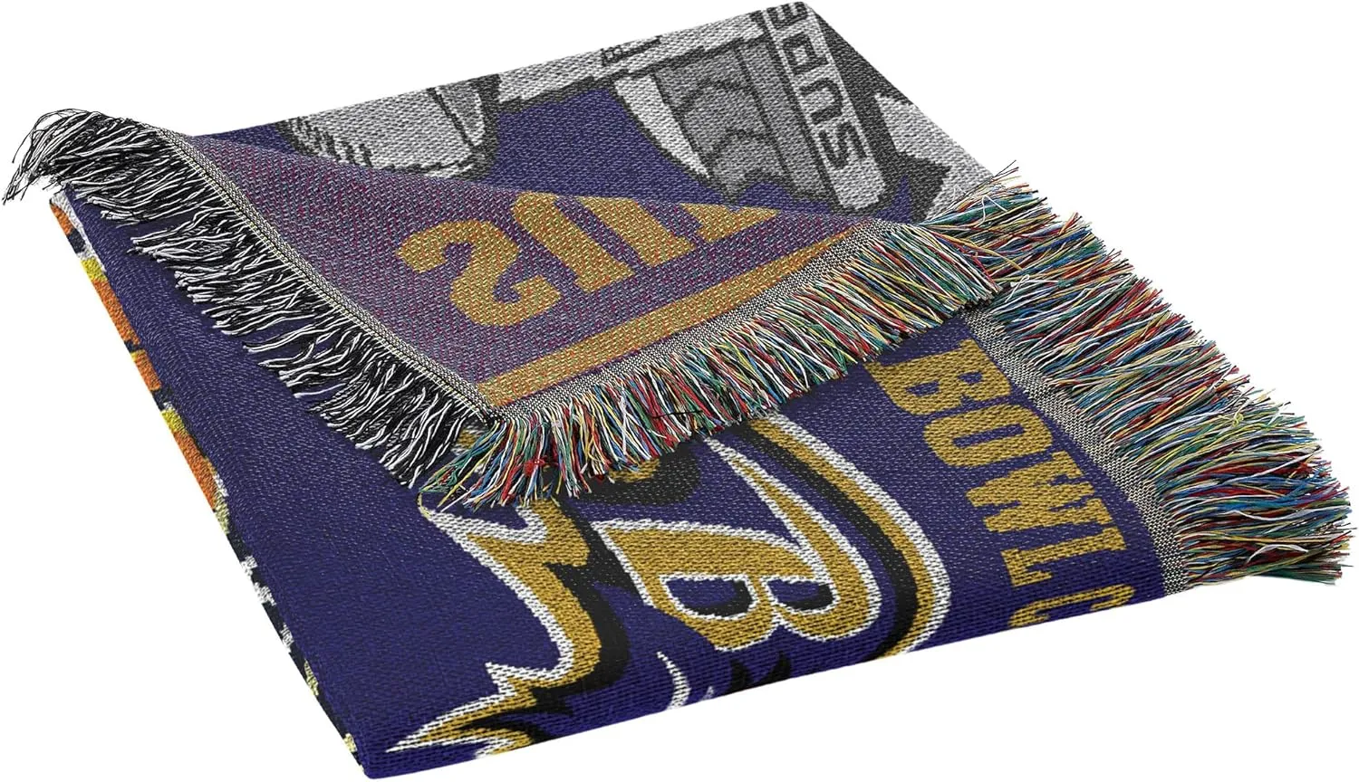 NORTHWEST NFL Unisex-Adult Woven Tapestry Throw Blanket