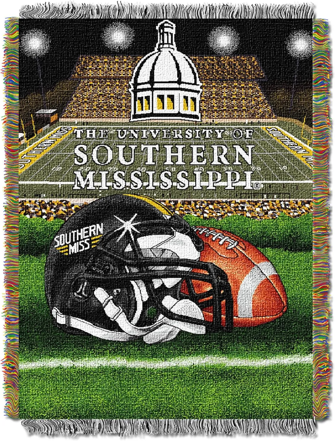 Northwest Southern Miss Woven Tapestry Blanket