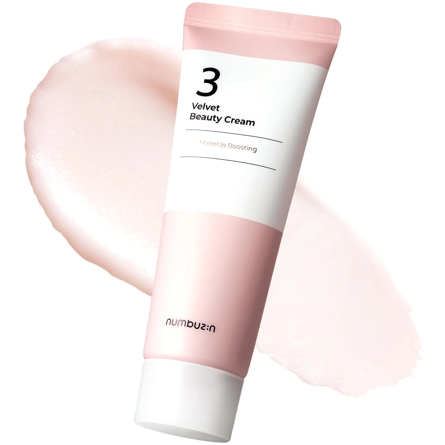 numbuzin No.3 Cream | Velvet Beauty Cream | Hydration, Textured Skin, Poreless, Smooth Skin, Makeup Prep, Primer, Niacinamide | 2.02 fl. oz.