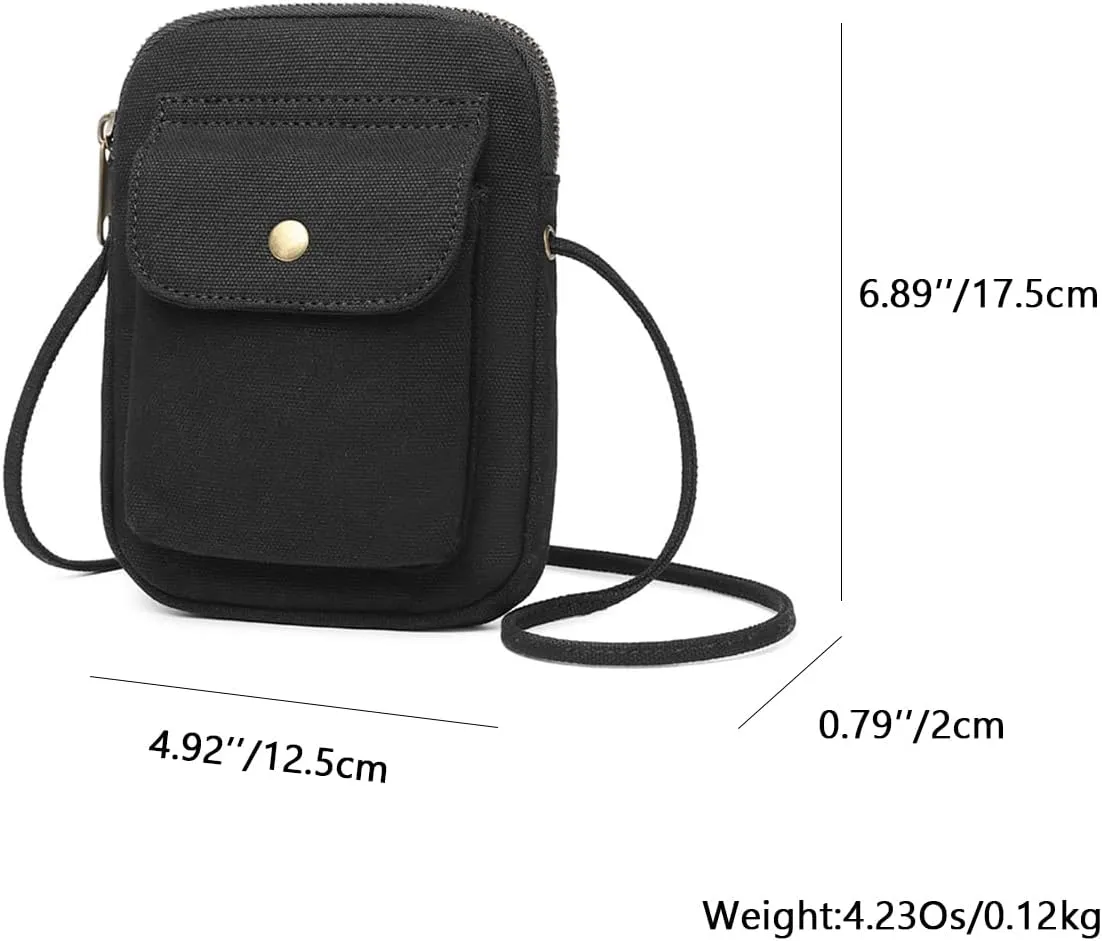 nylon Crossbody Lanyard Mobile Phone Bag Stylish Accessory With Adjustable Strap