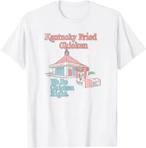 Officially Licensed KFC We Do Chicken Right Fast Food T-Shirt