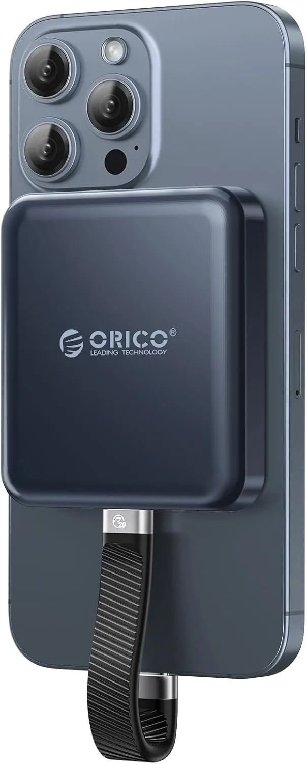 ORICO 2 TB Magnetic External SSD, 4K ProRes HDR Record and Store, USB3.1 Gen2(1000MB/s), USB3.2 Gen2*2(2000MB/s), Portable Solid State Drive, Compatible with USB-C Smartphone, Computer - A20PLUS