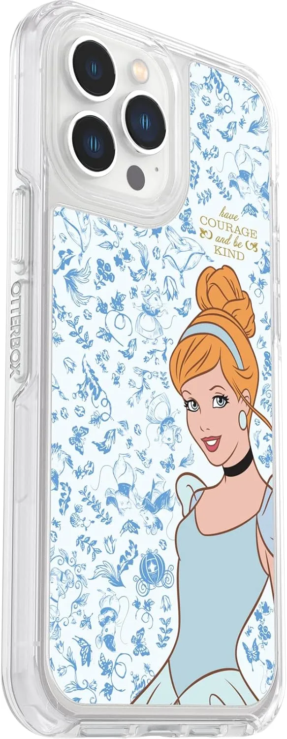 OtterBox iPhone 13 Pro Max & iPhone 12 Pro Max Symmetry Series  Case - Cinderella Courage & Kind, Ultra-Sleek, Snaps to MagSafe, Raised Edges Protect Camera & Screen