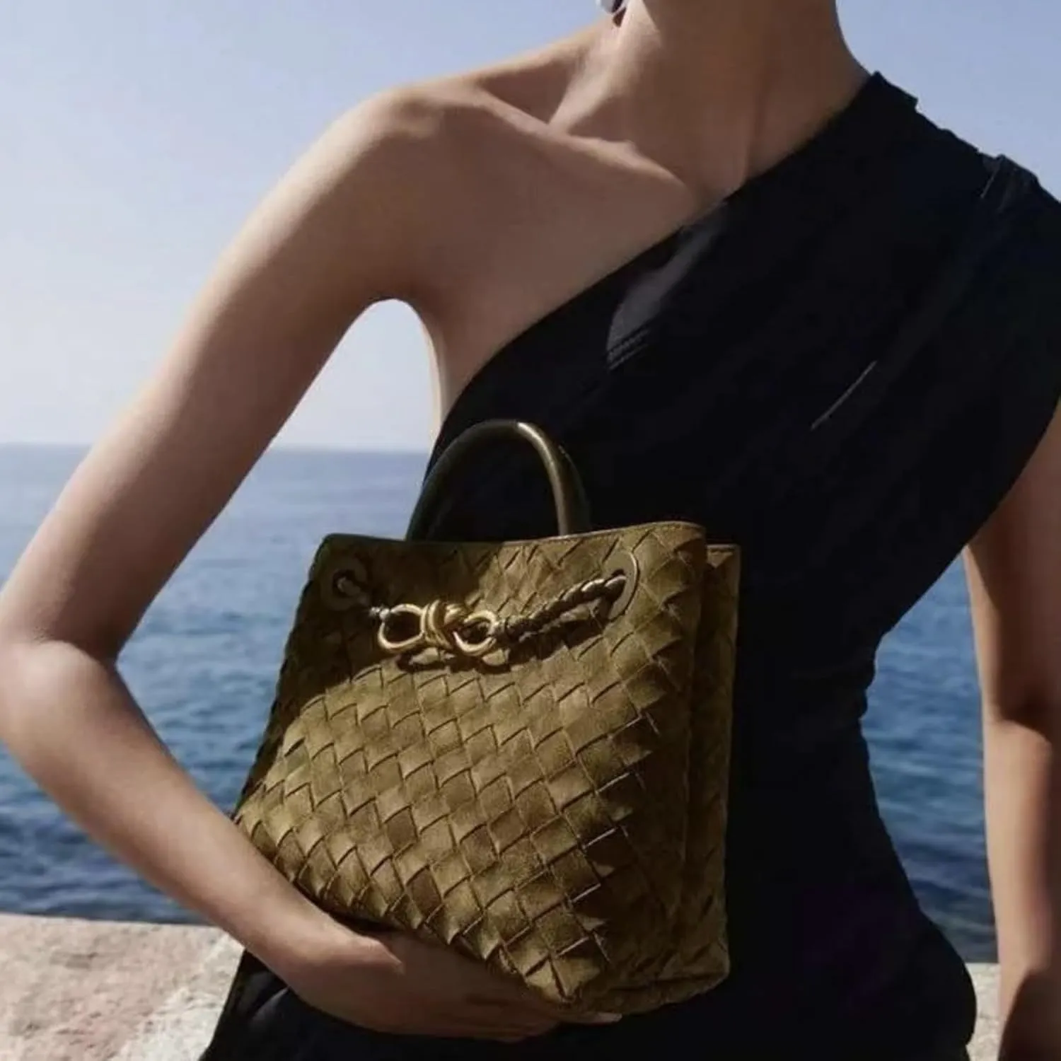 Oversize Genuine Leather Woven Handbags for Women Tote Bag Large Crossbody Women's Top-handle Handbags for Work/Travel