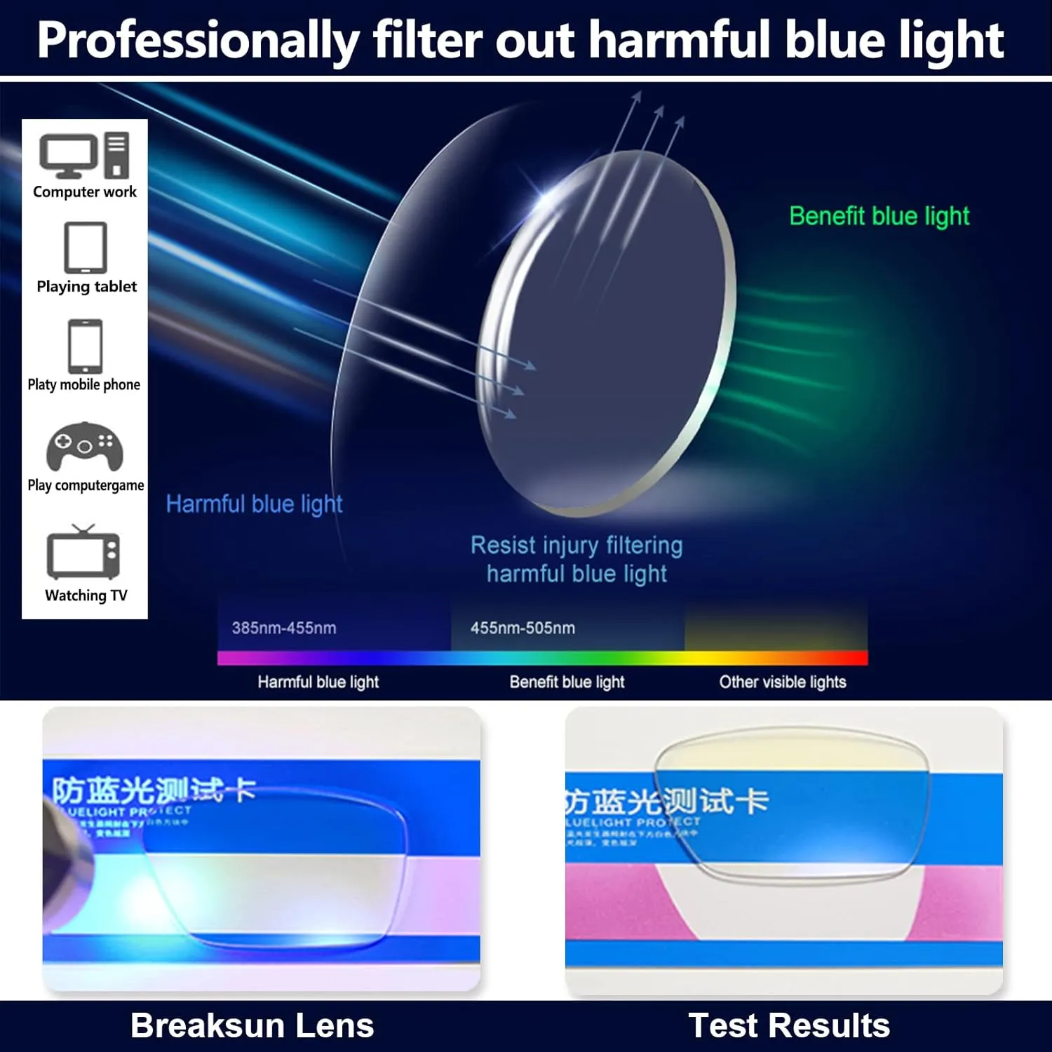 Oversized Blue Light Glasses for Women Fashion Thick Square Computer Eyewear Non-Prescription Black Glasses (Champagne Black)