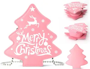 party greeting Crossbody Purse for Women Christmas Tree Shaped Phone Wallet Handbags for Merry Christmas Gift