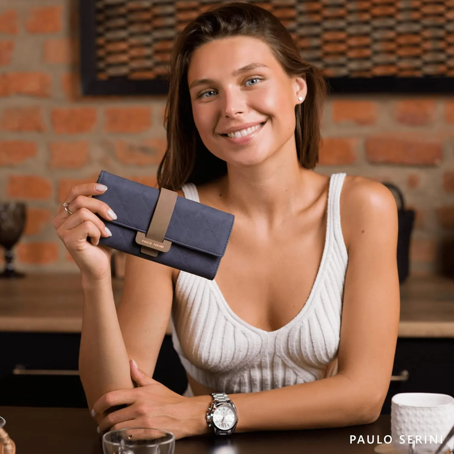 PAULO SERINI® Wallet Women - Womens Wallet with Coin Purse - Card Holder 9 Cards - Wristlet - Vegan Wallets for Women - Birthday Gifts for Women - Billeteras de Mujer - 9 colors