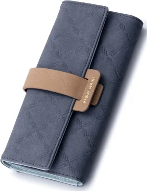 PAULO SERINI® Wallet Women - Womens Wallet with Coin Purse - Card Holder 9 Cards - Wristlet - Vegan Wallets for Women - Birthday Gifts for Women - Billeteras de Mujer - 9 colors