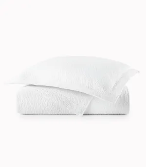 Peacock Alley White Cotton Matelasse Coverlet