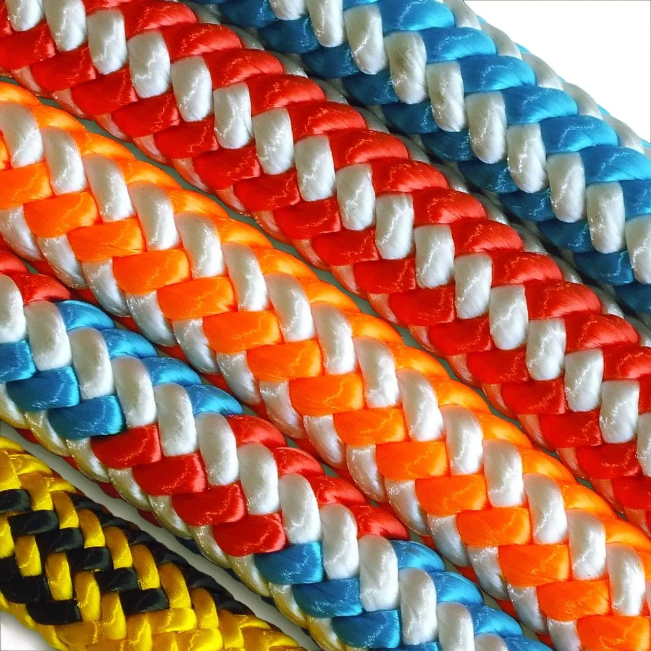 Pelican Rope 16-Strand Arborist Rope, 1/2 in (12.7 mm), 7000 lbs MBS, Stat