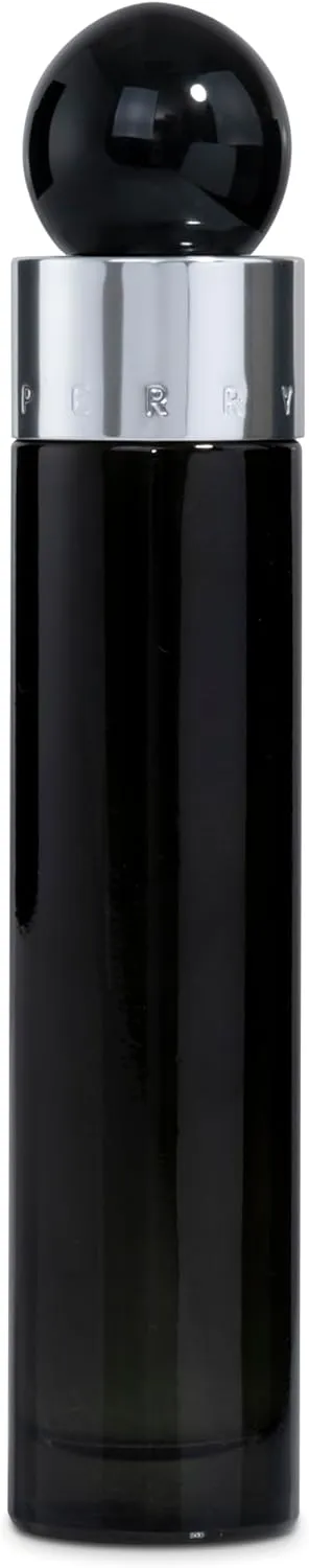 Perry Ellis Fragrances Perry Ellis 360° Black Men's Cologne - 3-piece Gift Set - 3.4 Fl Oz EDT, 3 oz Shower Gel, .25 fl oz EDT mini travel spray - fresh, woody, clean, long-lasting