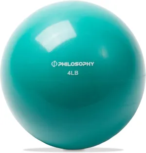 Philosophy Gym Toning Ball - Soft Weighted Mini Medicine Ball