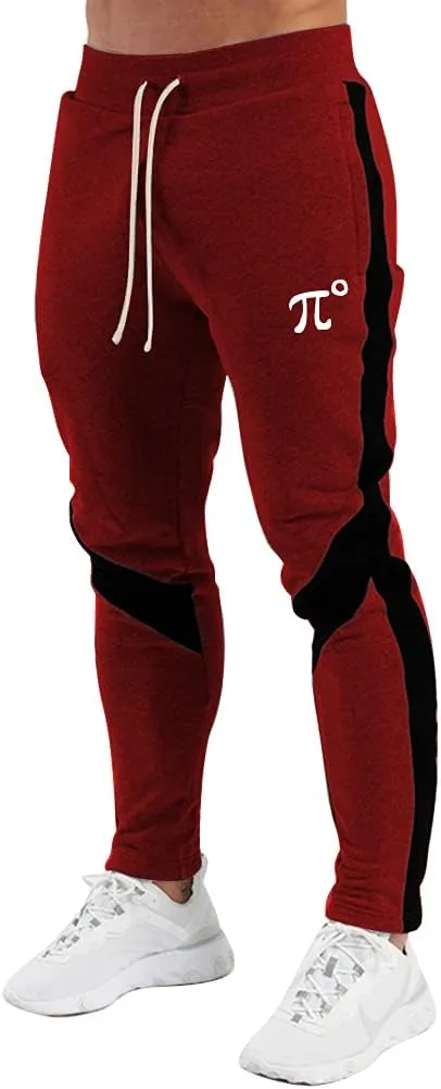 PIDOGYM Men's Track Pants,Slim Fit Athletic Sweatpants Joggers with Zipper Pockets