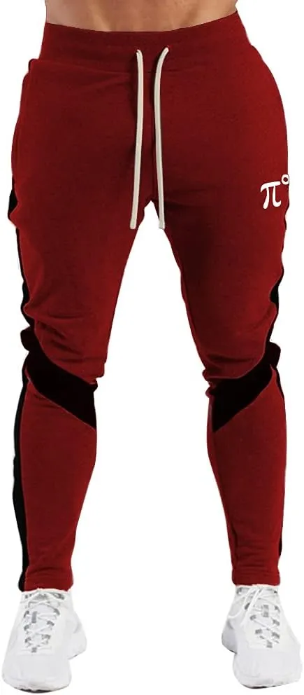PIDOGYM Men's Track Pants,Slim Fit Athletic Sweatpants Joggers with Zipper Pockets