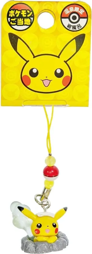 Pikac h u [Onsen Iwaburo]: 2cm -Poké Local- Mini-Figural Charm (13859)