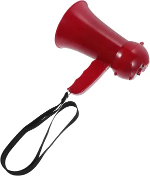 Pink Megaphone Speaker Battery Operated Portable Loud Speaker for Cheerleading Sports Party