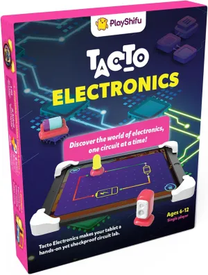 PlayShifu Tacto Electronics - Real Figurines, Digital Games | Tinkering Game Set for Kids | STEM Toy Gift for Boys & Girls Ages 6 to 12 Years (App Based, Tablet not Included)