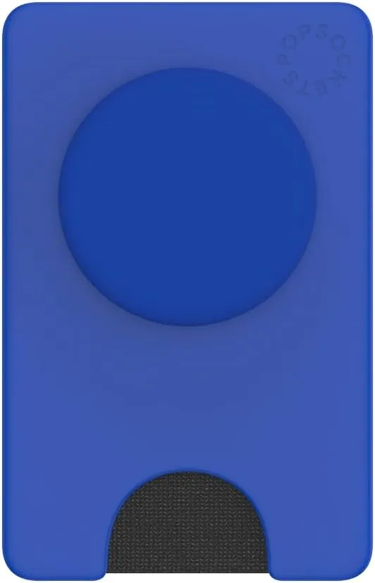 PopSockets Phone Wallet with Expanding Phone Grip, Phone Card Holder, Into The Woods - Cobalt